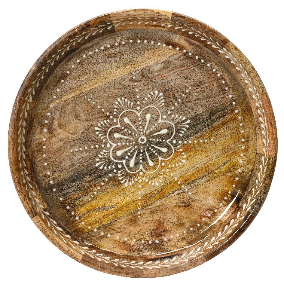 Beauty Home Δίσκος Ξύλο μάνγκο 20 x 5 cm