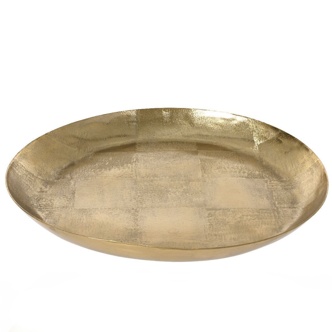 Beauty Home Μεταλλικός Χρυσός Δίσκος 30 x 3cm