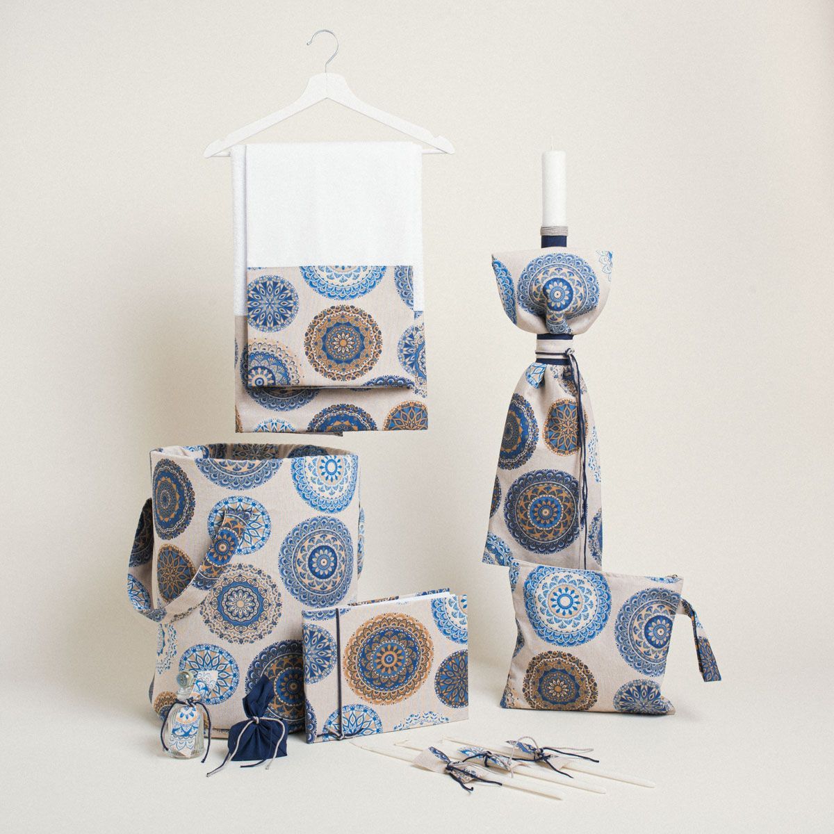 Beauty Home ΣΕΤ ΒΑΠΤΙΣΗΣ ΜΠΛΕ ΜΑΝΤΑΛΑ