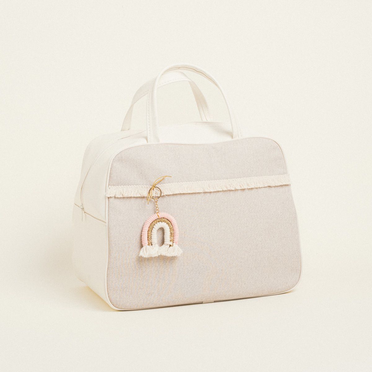 Beauty Home ΤΣΑΝΤΑ ΧΕΙΡΟΣ 35x40x23cm ΡΟΖ ΟΥΡΑΝΙΟ ΤΟΞΟ