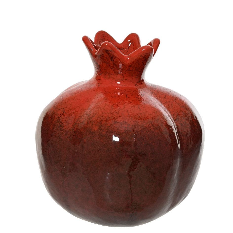 Beauty Home Κεραμικό Βάζο Ρόδι 20  x 21 cm