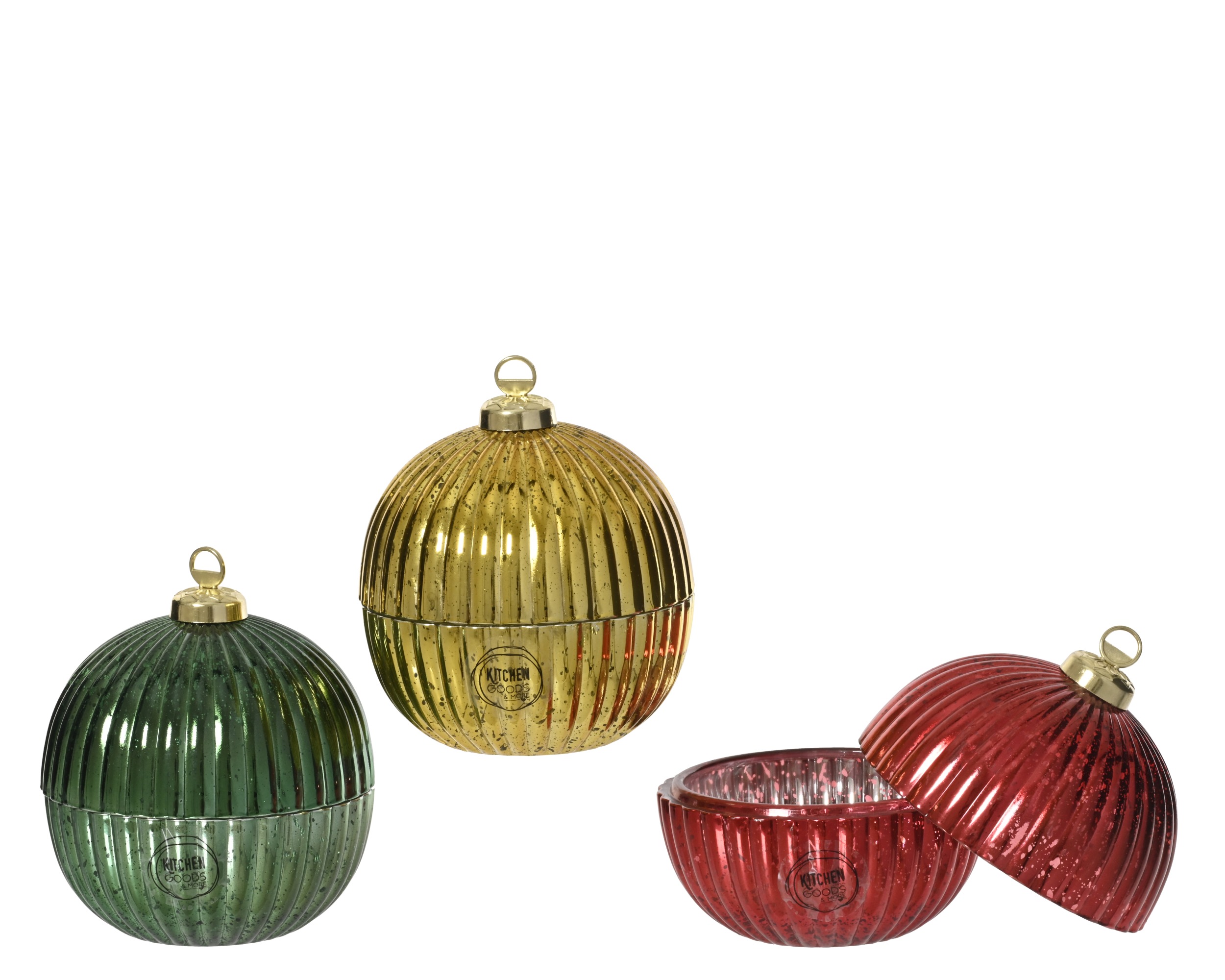 Beauty Home Γυάλινη Μπάλα Ø7.8 x 10.1 cm