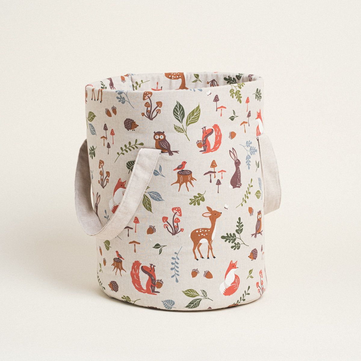 Beauty Home ΣΑΚΟΣ ΚΥΛΙΝΔΡΟΣ 43 x 30 cm  FOREST WOOD ANIMALS