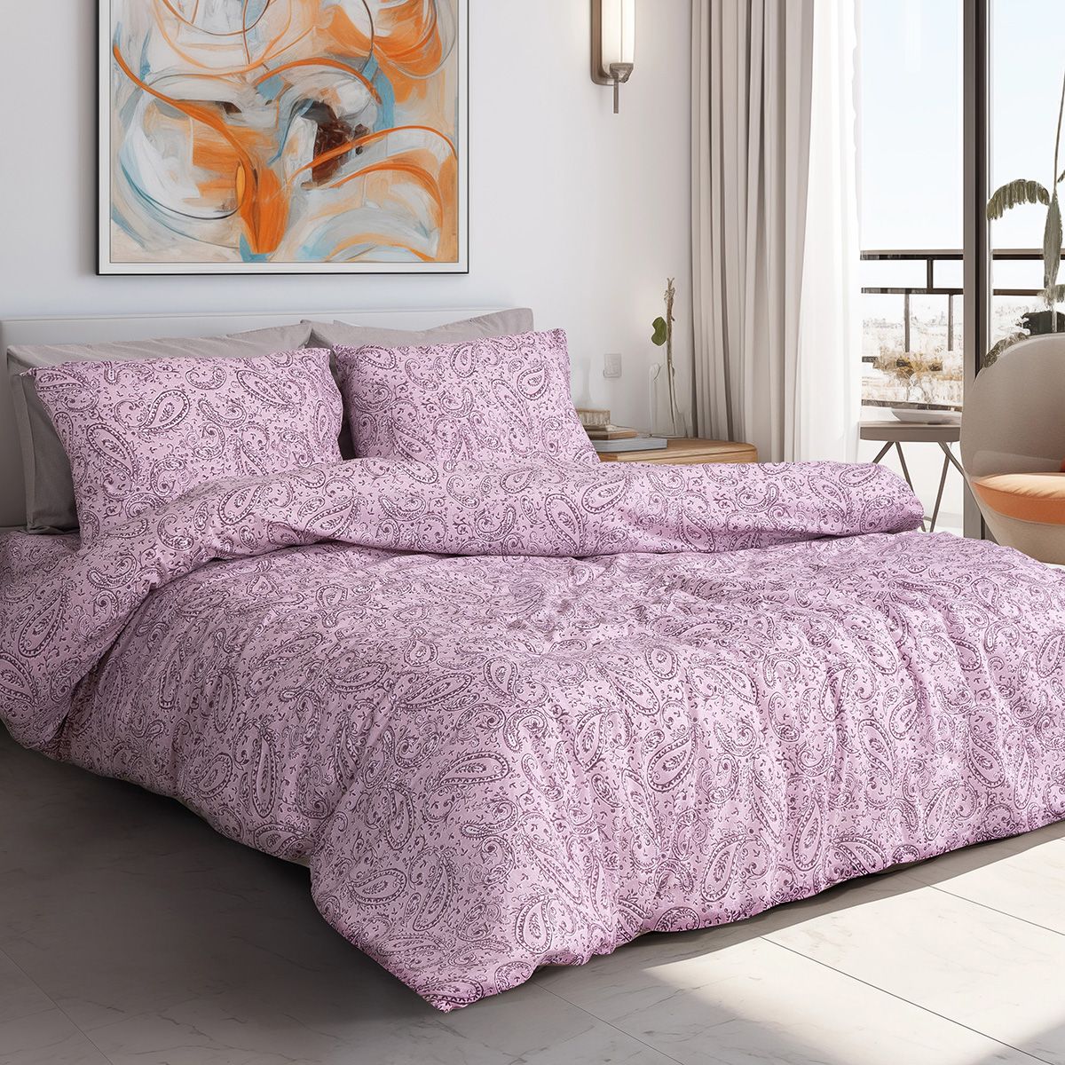 Beauty Home Σετ κουβερλί μονό Aelia Αrt 12257 160×240 Λιλά