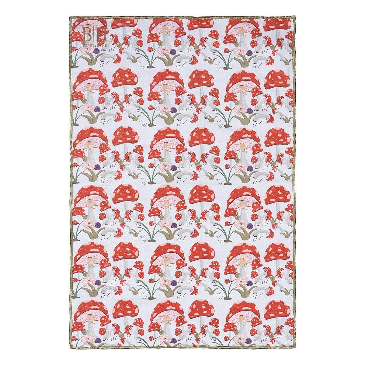 Beauty Home Πετσέτα κουζίνας διπλής όψης Microfiber Art 8653 40×60 Κόκκινο