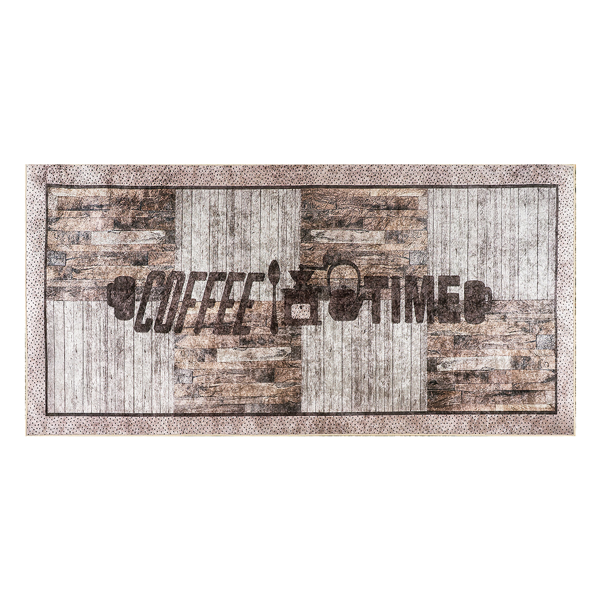 Beauty Home Χαλάκι κουζίνας Art 9068 100×200 Μπεζ,Καφέ