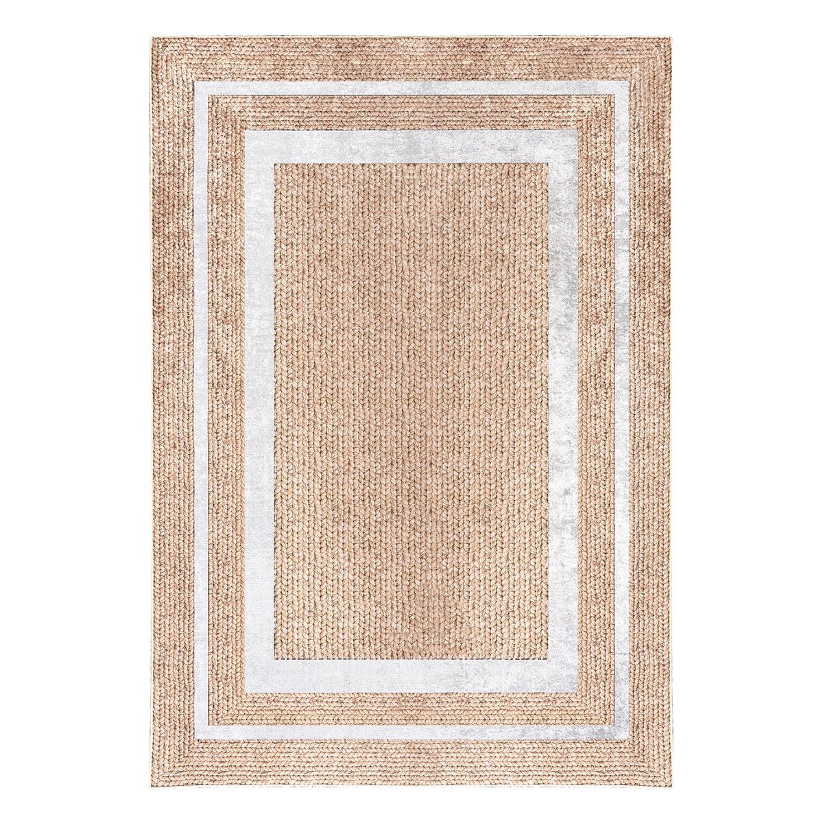 Beauty Home Χαλί Sunny Art 9140 Μπεζ,Λευκό