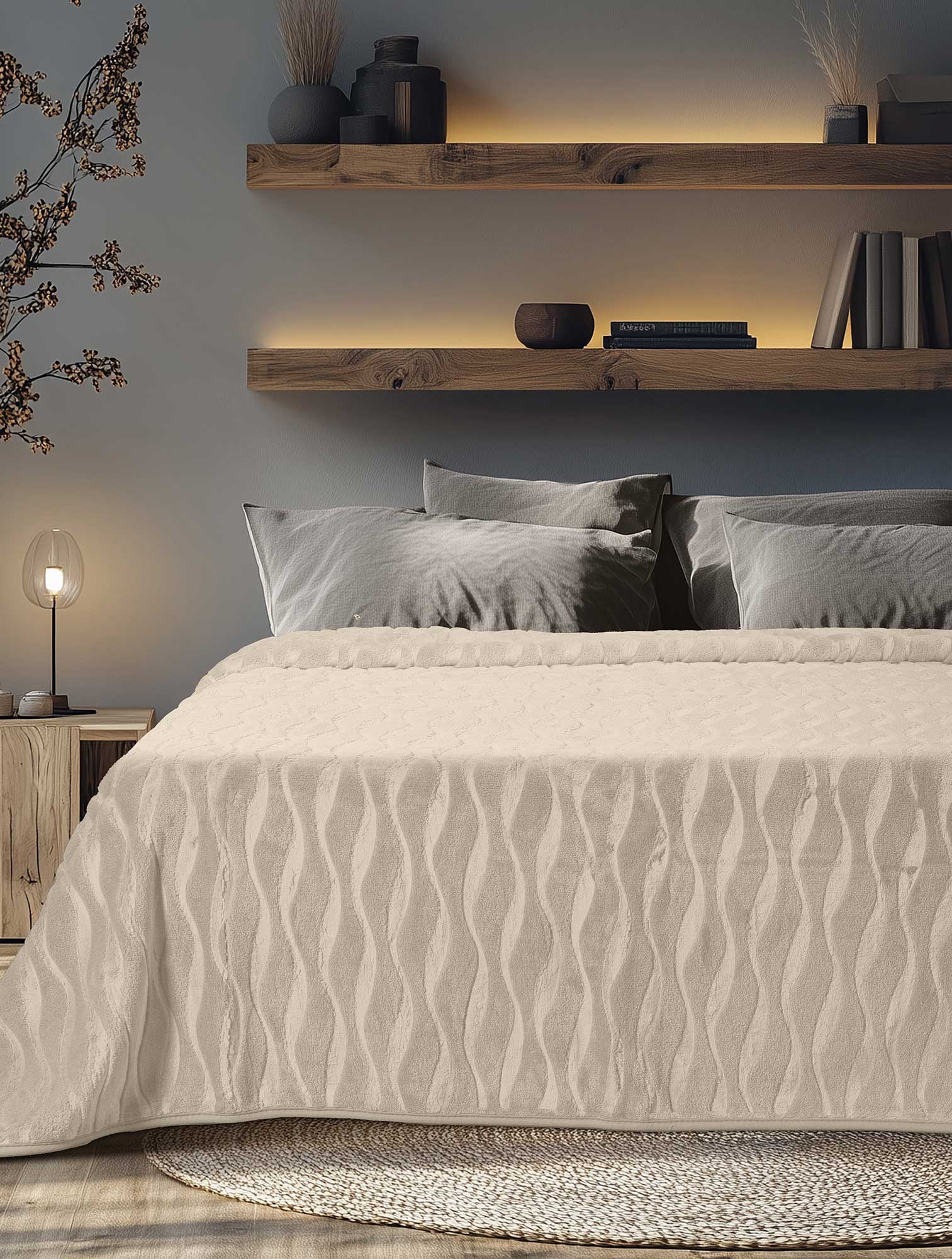 Κουβέρτα SNUGGLE BEIGE Madi