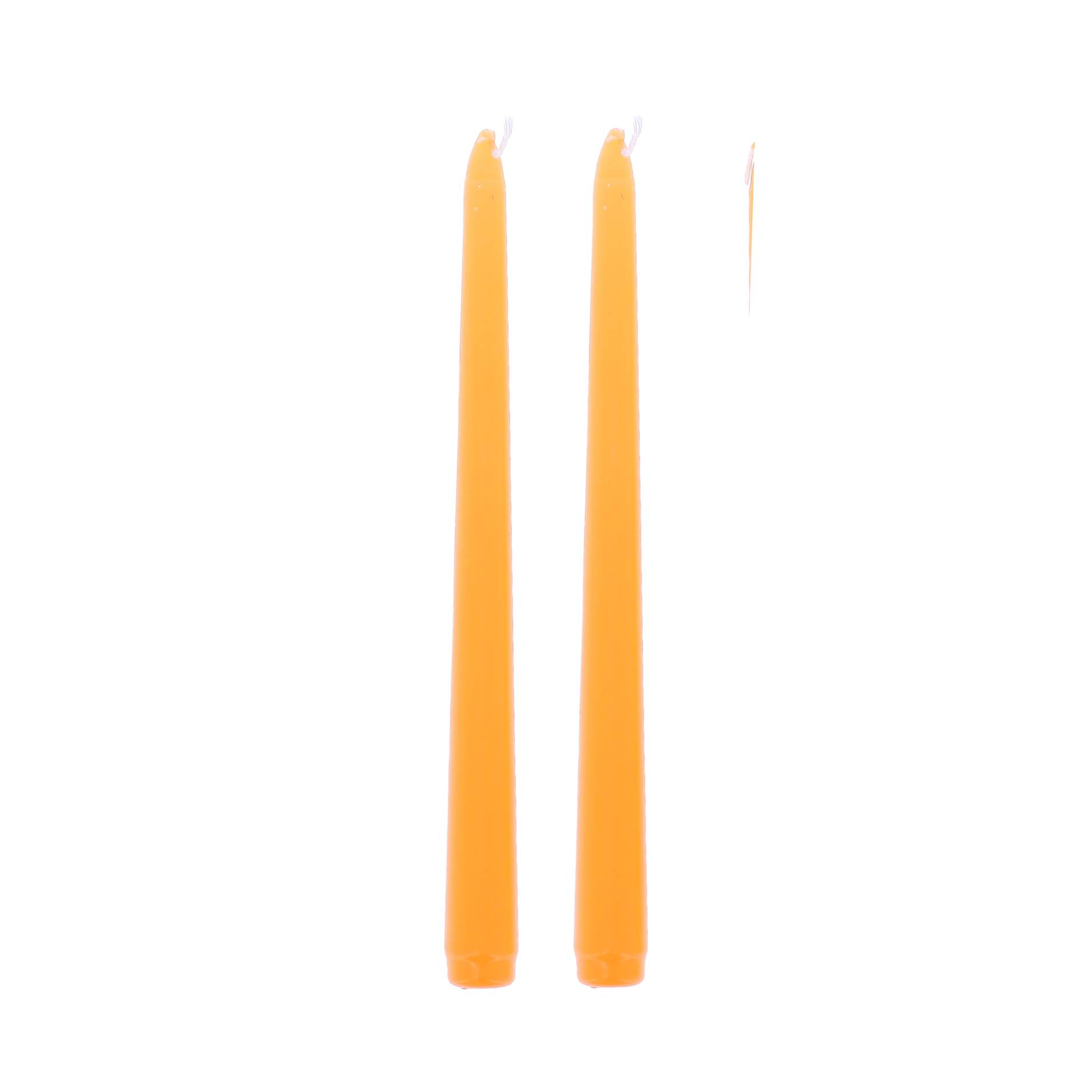 Beauty Home 2 κεριά – Πορτοκαλί Ø2.2 x 25 cm