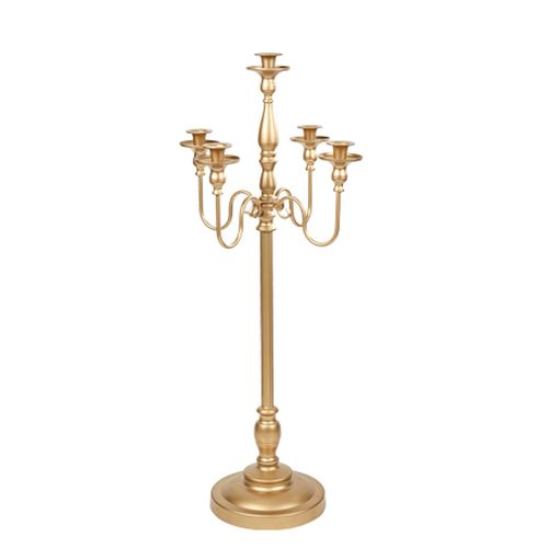 Beauty Home Κηροπήγιο μεταλλικό Prestige – Χρυσό 40 x 90 cm