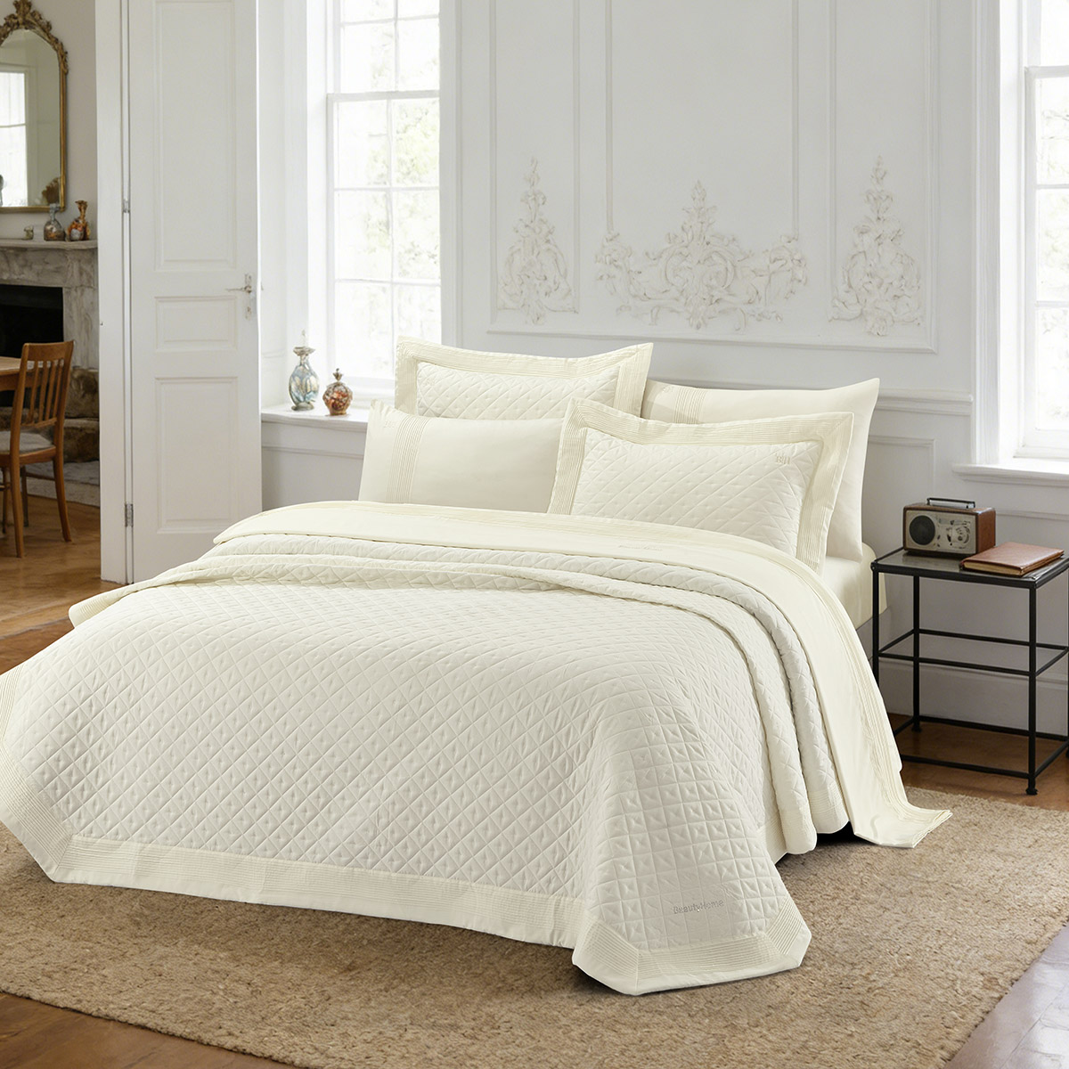 Beauty Home Νυφικό σετ 7 τμχ σε βαλίτσα Promise Art 12509 230×250 Εκρού