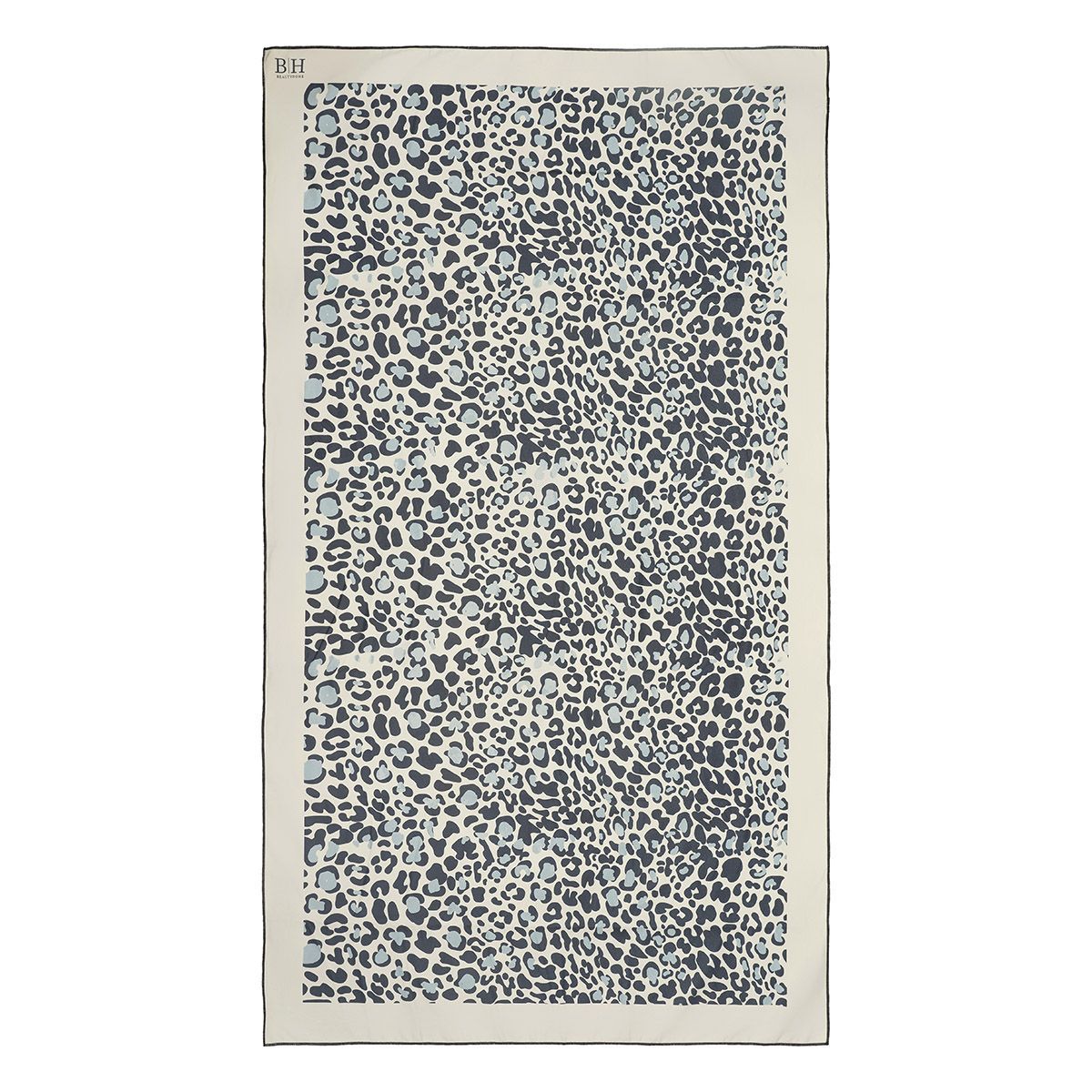 Beauty Home Πετσέτα θαλάσσης διπλής όψης Microfiber Art 2252 90×160 Γκρι