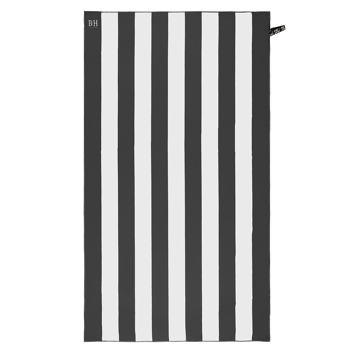 Beauty Home Πετσέτα θαλάσσης Microfiber 200gsm Art 2284 90×160 Μαύρο