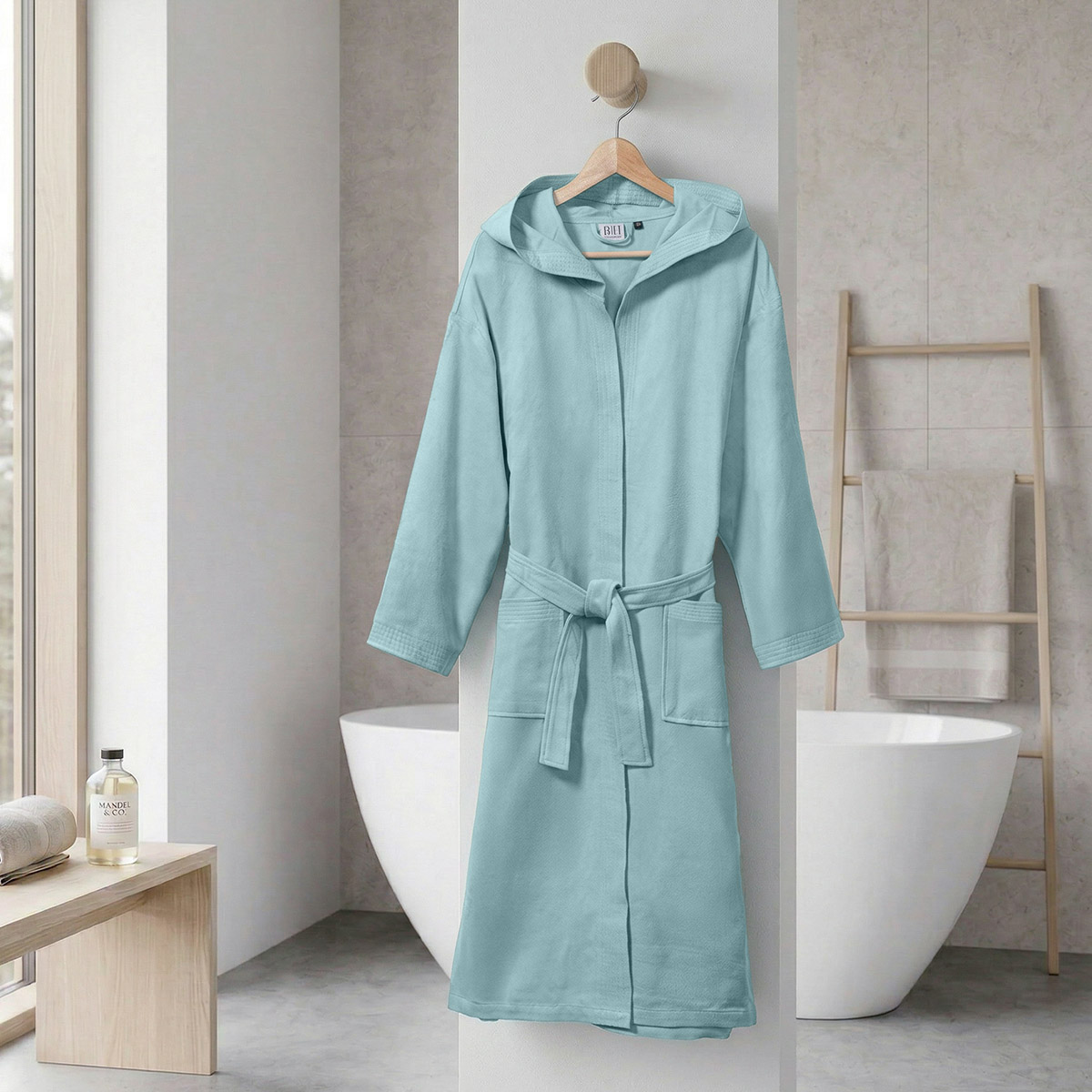 Beauty Home Μπουρνούζι με κουκούλα Mojo Art 3475 Βεραμάv