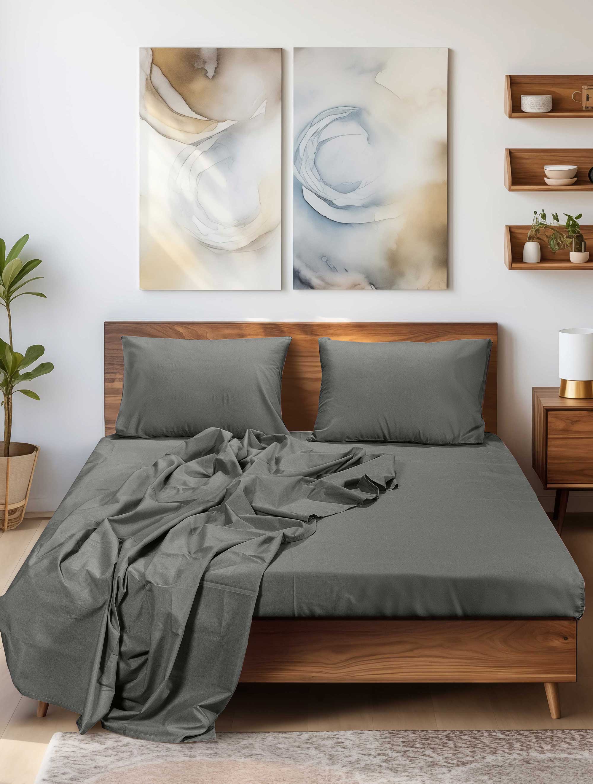 Σεντόνι SLEEK GREY Madi