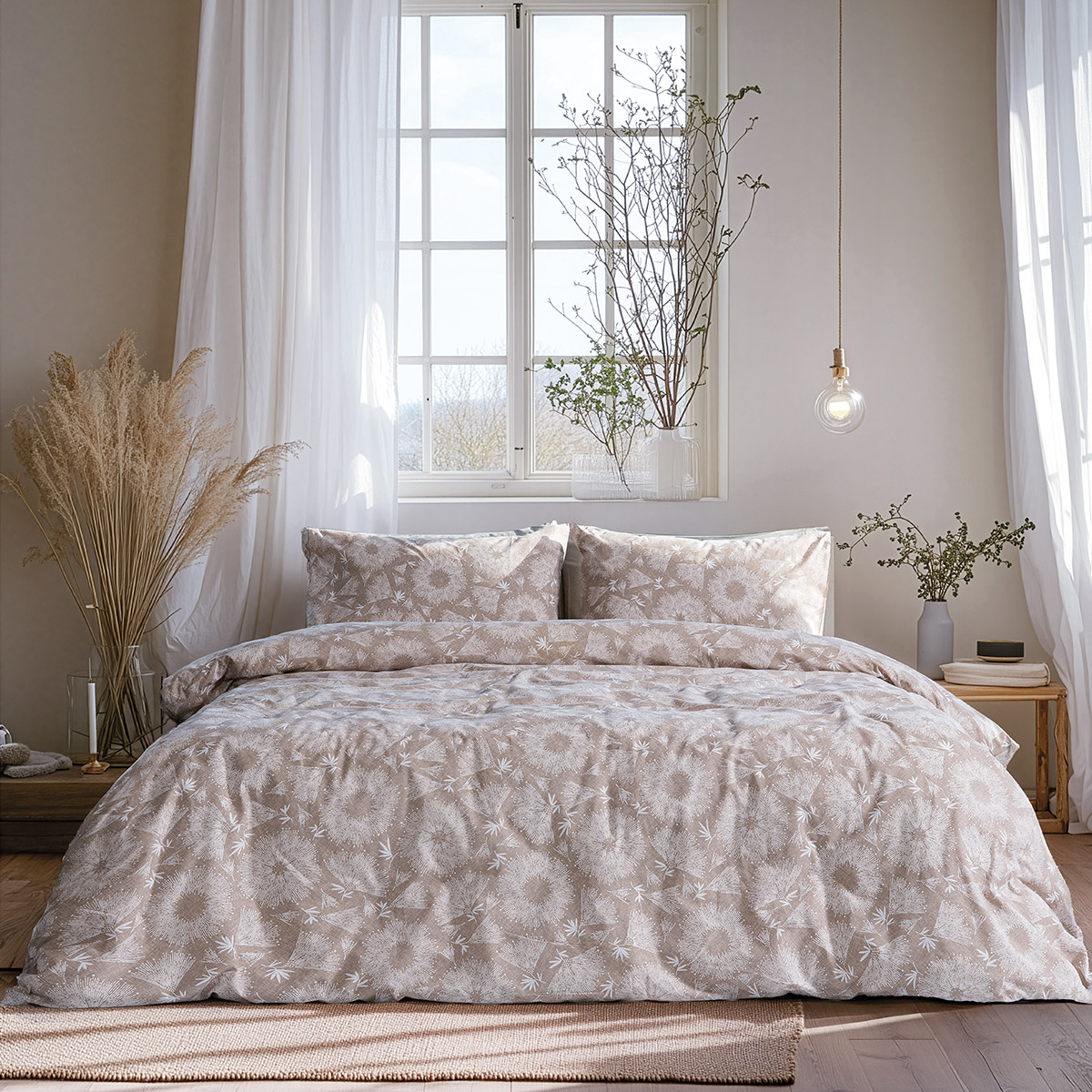 Beauty Home Ζεύγος μαξιλαροθήκες Moments Art 12568 51×73 Μπεζ