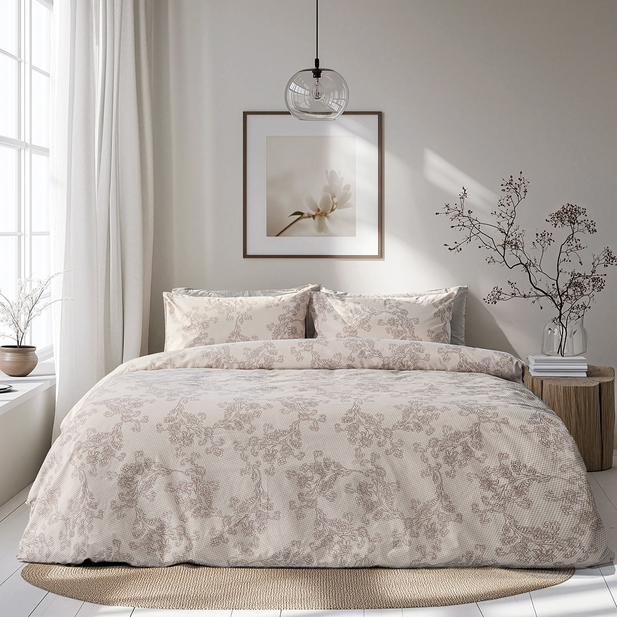 Beauty Home Ζεύγος μαξιλαροθήκες Moments Art 12570 51×73 Μπεζ