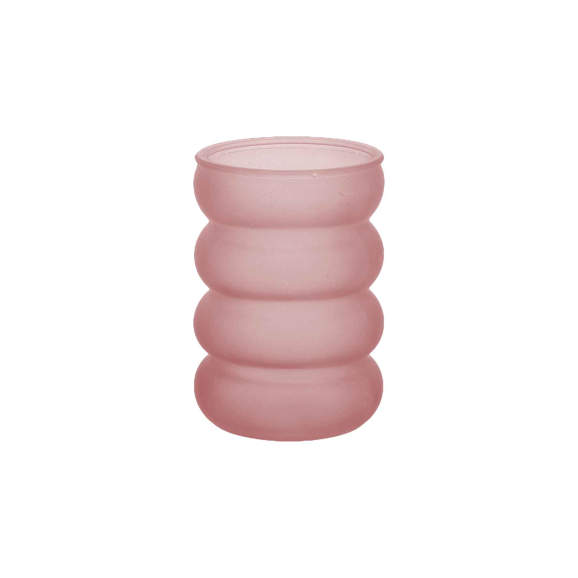 Beauty Home Βάζο γυάλινο Victor – Σάπιο μήλο Ø8×11,5cm – 380ml